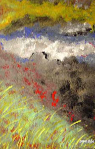 Pintura "Horizontes de Memória" de Jorge Barroso