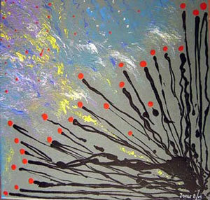 Pintura "Linhas de Vida" de Jorge Barroso