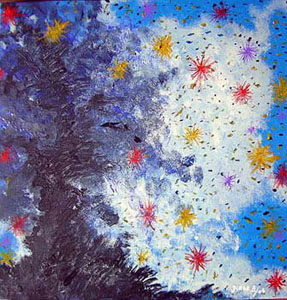 Pintura "Árvore de Jeoshua" de Jorge Barroso
