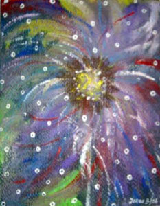 Pintura "Fina Flor" de Jorge Barroso