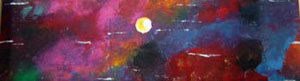 Pintura "Lua Adormecida" de Jorge Barroso
