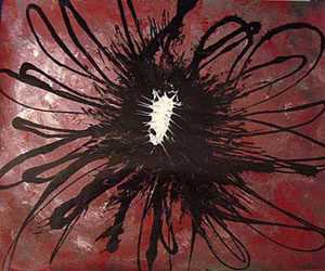 Pintura "Micróbio do Medo" de Jorge Barroso