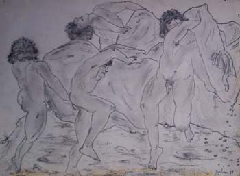 Pintura "A Ganância" de Jorge Barroso