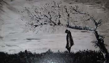 Pintura "Orfandade" de Jorge Barroso