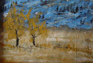 Pintura "Nevoeiro oculto" de Jorge Barroso