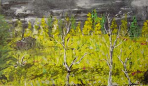 Pintura "Poder restaurador da natureza" de Jorge Barroso