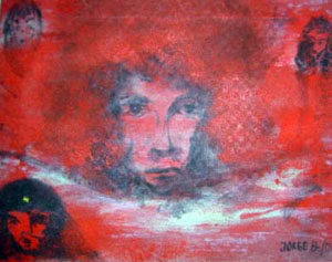 Pintura "Filhos do Tempo" de Jorge Barroso