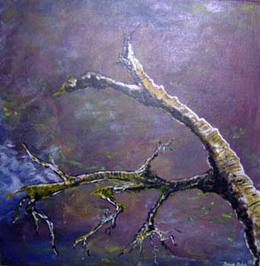 Pintura "Freixos Imortais" de Jorge Barroso