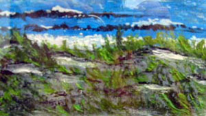 Pintura "Dunas" de Jorge Barroso