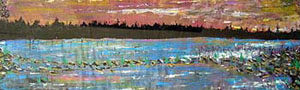 Pintura "Águas mortas" de Jorge Barroso
