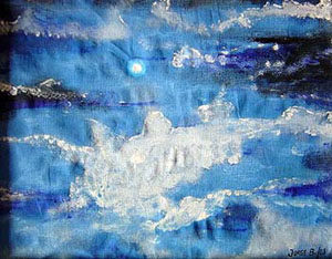Pintura "O Disfarce do Sol" de Jorge Barroso