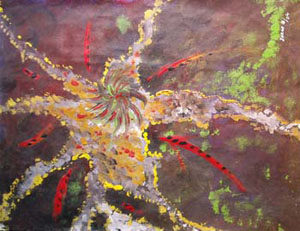 Pintura "Estrela D'alva" de Jorge Barroso