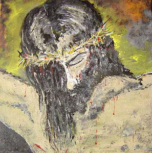 Pintura "Cristo Morto" de Jorge Barroso